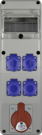 R-BOX SLIM 6S 32A/5P 4xGS Rozdzielnica z tworzywa