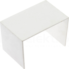 Łącznik 18x18mm biały Kanał kablowy akcesoria