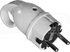 Wtyczka WT16A UNISCHUKO 250V kątowa
