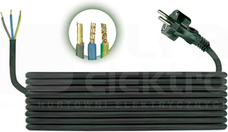 H05RR-F 3x1,0 (3,0m) Przewód przyłączeniowy gumow