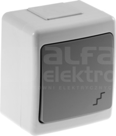 BETA 1x szary IP44 Łącznik schodowy