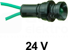KLP-5/Z zielony 24VAC/DC Lampka LED