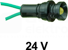 KLP-5/Ż żółty 24VAC/DC Lampka LED