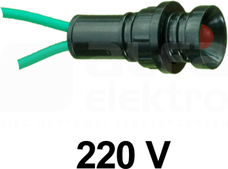 KLP-5/CZ czerwony 230V Lampka LED