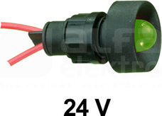 KLP-10/Z zielony 24V Lampka LED