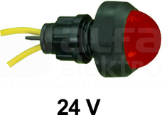 KLP-20/CZ czerwony 24VAC/DC Lampka LED