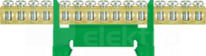 LZ 15/Z zielony 15x16mm2 Listwa zaciskowa niska