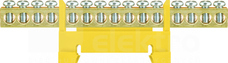 LZ 15/Ż żółty 15x16mm2 Listwa zaciskowa niska