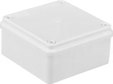 S-BOX 116B 100x100x50 IP65 bez dł.biała Puszka natynkowa