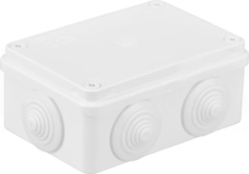 S-BOX 206 120x80x50 IP65 6 dławików biały Puszka natynkowa