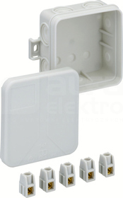 SD 7-2,5mm2 75x75x37mm IP55 Puszka łączeniowa