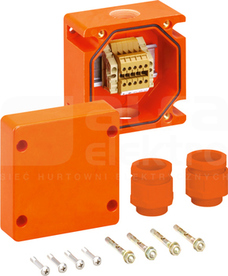 WKE 202RK 115x115x93 5x6mm2 IP66 Puszka przeciwogniowa