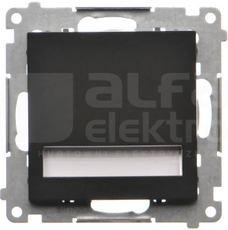 SIMON55 LED 230V 0,93W /3100K czarny mat Oprawa LED