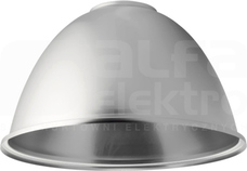 LUGSFERA fi480 gładki Klosz alu z otworem