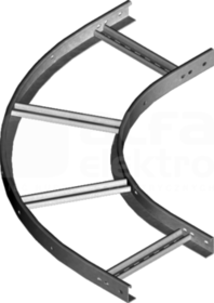 LDP300H50N Łuk drabinki 90st