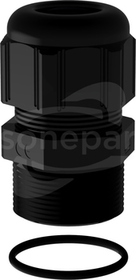 IP68 PG13 RAL9011 Dławik