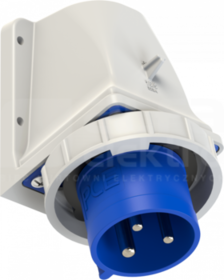 32A 3P 230V IP67 Wtyczka odbiornikowa nikiel