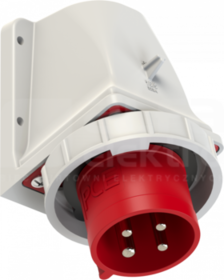 32A 4P 400V IP67 Wtyczka odbiornikowa nikiel