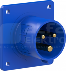 16A 3P 230V IP44 Wtyczka tablicowa prosta