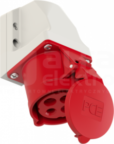 32A 4P 400V IP44 Gniazdo stałe małe
