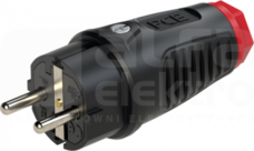 TAURUS2 16A 2P+Z 250V SCHUKO IP54 Wtyczka gumowa