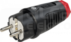 TAURUS2 16A 2P+Z 250V SCHUKO IP54 Wtyczka gumowa