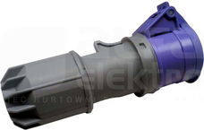 16A 2P 24V IP44 Gniazdo przenośne nikiel