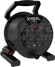 XREEL 4GS 20mb H05RR-F 3x2,5 IP54 Przedłużacz zwijany jednofazowy z tworzywa