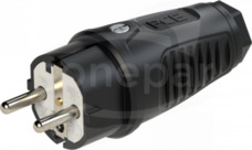 TAURUS2 16A 2P+Z 230V IP54 Wtyczka gumowa
