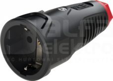 TAURUS2 16A SCHUKO 250V IP20 Gniazdo gumowe