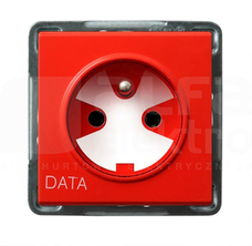 SONATA 2P+Z DATA IP20 biały Gniazdo pojedyncze