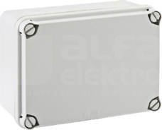 LIGHT 162x116x76 (6xM25 4xM40) IP66/67 Puszka natynkowa gładka pokrywa pełna