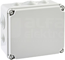 LIGHT 175x151x95 (6xM25 4xM40) IP66/67 Puszka natynkowa z dławnicami pokrywa pełna