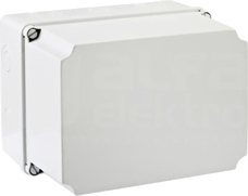 LIGHT 241x180x175 (4xM25 6xM40) IP66/67 Puszka natynkowa z osłabieniami pokrywa pełna