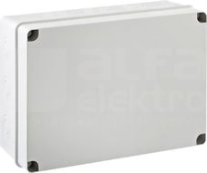 LIGHT 328x239x129 (12xM40) IP66/67 Puszka natynkowa z osłabieniami pokrywa pełna