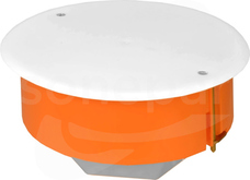 E816 fi120mm pomarańczowa Puszka do pustych ścian rozgał.z membran
