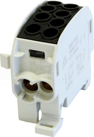 ScB 35-Al/Cu czarny Blok rozdzielczy dystrybucyjny Al/Cu SIMBLOCK