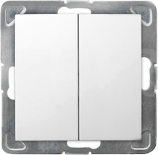 IMPRESJA 16AX IP20 biały Łącznik świecznikowy