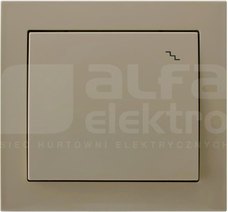 KIER 10AX IP20 beżowy Łącznik schodowy