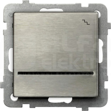 SONATA 16AX IP20 stal inox Łącznik schodowy podświetlany