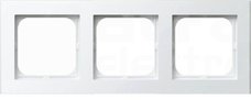 SONATA biały Ramka potrójna