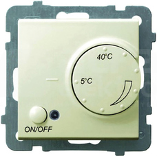 AS ecru Regulator temperatury z czujnikiem napow.