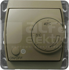 GAZELA satyn/satyn Regulator temperatury z czujnikiem podpodłog.