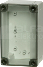 PC100/60HT 130x80x60 IP67 Obudowa pokrywa przezroczysty
