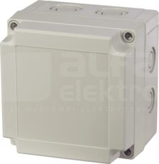 PCM125/100G 130x130x100 IP67 Obudowa pokrywa szara