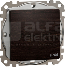 SEDNA ELEMENTS IP44 wenge Łącznik 1-biegunowy