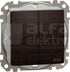 SEDNA ELEMENTS IP44 wenge Łącznik świecznikowy