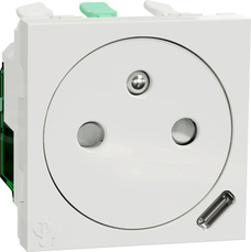 Nowa Unica NU301518E 2P+PE z USB C 105W białe Gniazdo