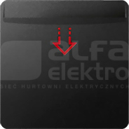 SIMON82 grafit Pokrywa łącznika hotelowego