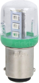 LT7ALLE3 BA15d 110-120VAC zielony Źródło LED